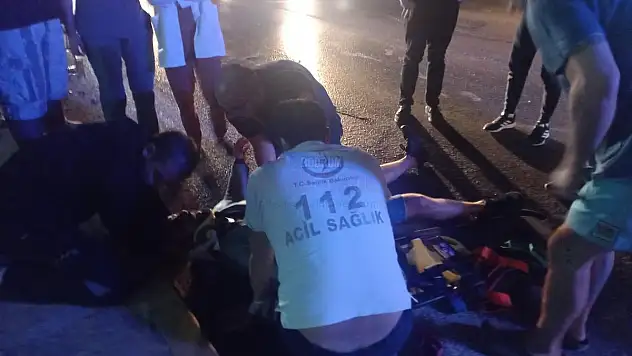 Süratle Vurdu Kaçtı Kazada 1 Kişi Yaralandı