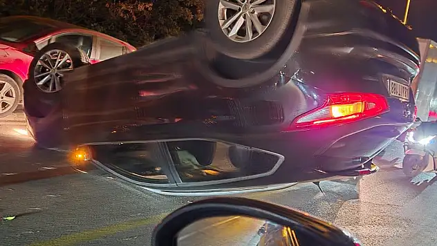 Takla Atıp Ters Döndü