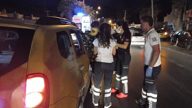 Takside Bulunan Yolcu Kazada Yaralandı