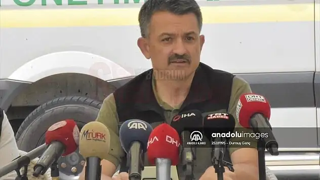 Tarım ve Orman Bakanı Bekir Pakdemirli Yangınlarla İlgili Açıklamalar Yaptı