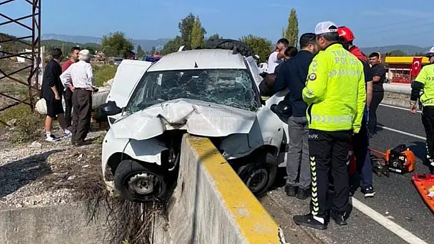 Tek Taraflı Kazada Bir Kişi Yaralandı