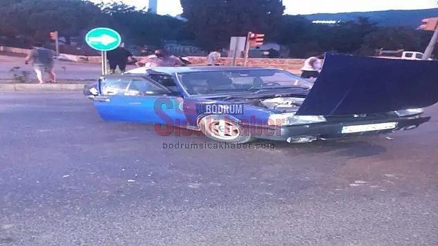 Tekeri fırlayan araç takla attı 1 kişi yaralandı