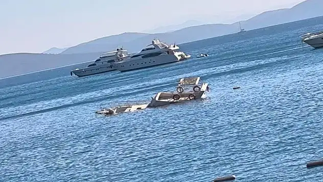 Tekne faciası son anda atlatıldı !