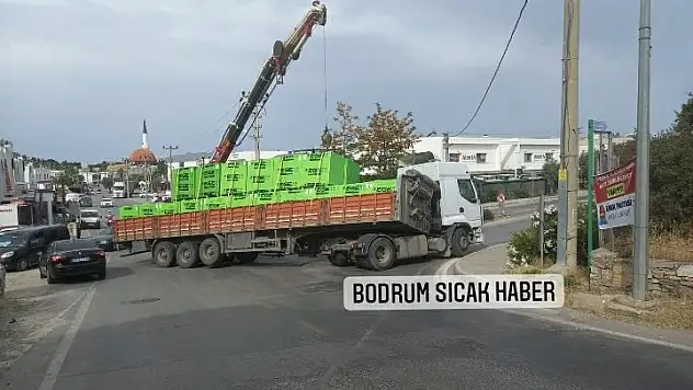 Tır Arızalandı trafik felç oldu