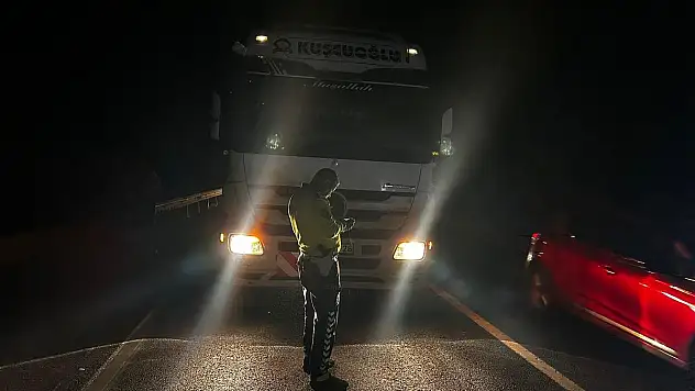 Tır Şoförünün Dikkati Kazanın Büyümesini Önledi