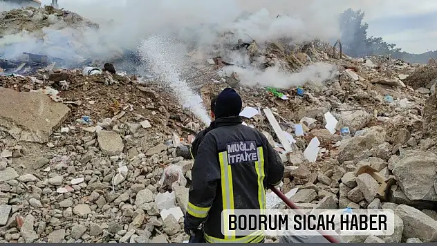 Torba Kavşağında Yangın