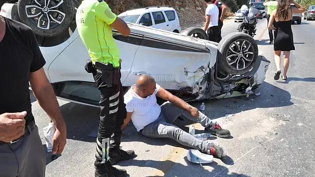 Torba'da Meydana Gelen Zincirleme Kazada 2 Kişi Yaralandı