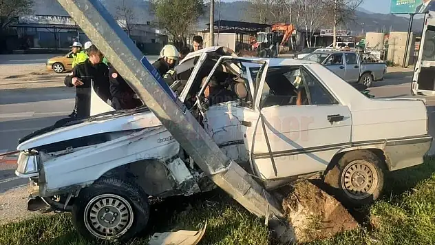 Trafik Kazasında 1 Kişi Öldü 1 Kişi Yaralandı
