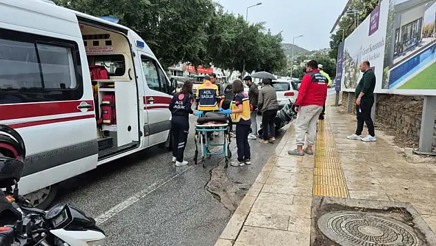 Trafik kazasında 1 kişi yaralandı