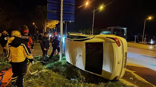 Trafik Kazasında 1 Kişi Yaralandı