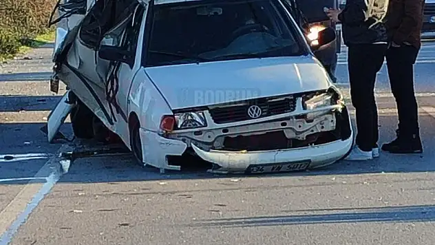 Trafik Kazasında 1 Kişi Yaralandı