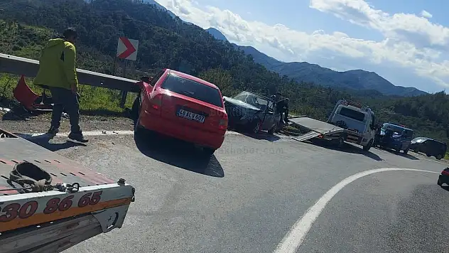 Trafik Kazasında 2 Kişi Yaralandı