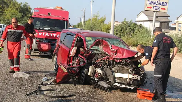 Trafik Kazasında, Rus Uyruklu 1 Kişi Öldü, 3 Kişi Yaralandı