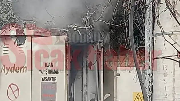 Trafodan Çıkan Yangın Korkuttu
