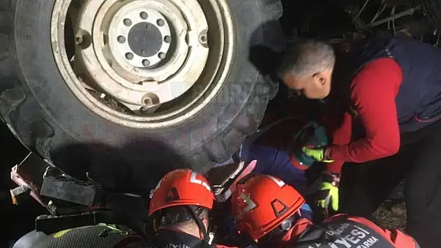 Traktör Kazasında 1 Çiftçi Hayatını Kaybetti