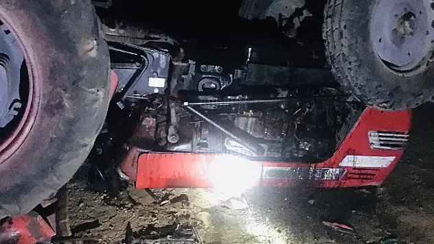 Traktörün Altında Kalan Vatandaş Ekiplerce Kurtarıldı