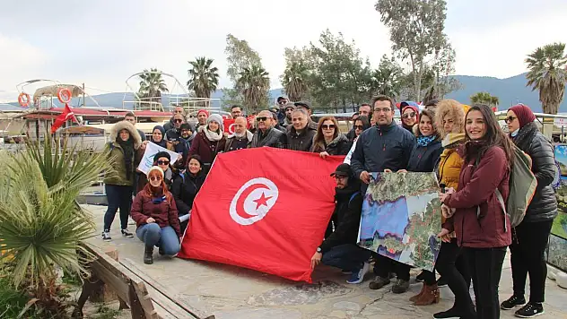 Tunus'lu Deniz Koruma Ekibi Muğla'da