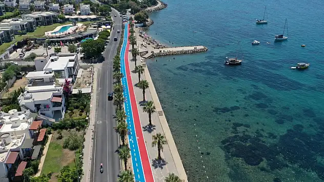 Turgutreis'e 3 kilometrelik spor hattı