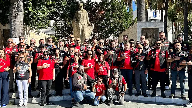 Türk Chopper Grubu Cumhuriyet coşkusunu kutladı