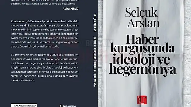 TÜRK MEDYASININ SON 20 YILDAKİ DEĞİŞİMİ SELÇUK ARSLAN'IN KİTABINDA ANLATILIYOR