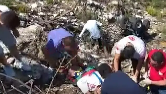 Uçuruma Devrilen ATV Sürücüsü Yaralandı