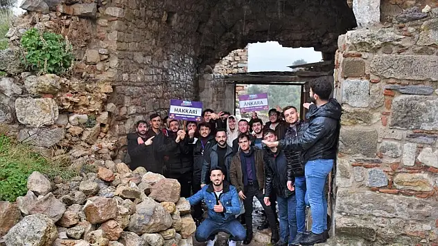 Üniversite öğrencileri Muğla'daki kış kampında tarihi yolcuğa çıktı