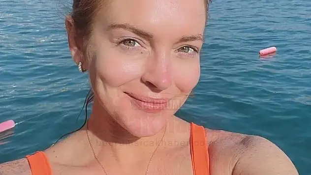 Ünlü Oyuncu Lindsay Lohan Bodrum'da Balayı Yapıyor