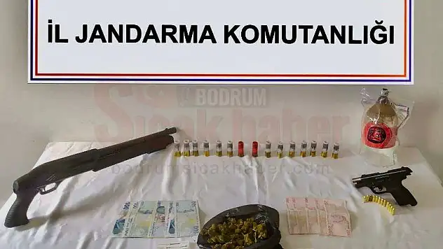 UYUŞTURUCU MADDE VE SİLAHLARLA İLE YAKALANDILAR