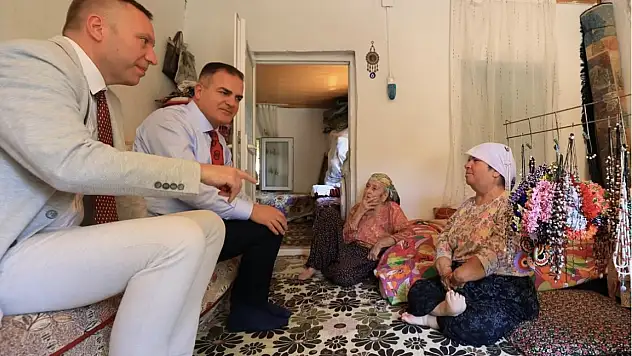 Vali Akbıyık, azmiyle ilham veren Burnak'ı yalnız bırakmadı