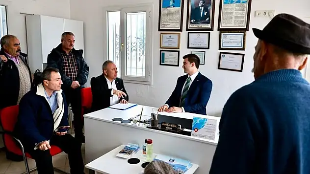 Vatandaşla birebir temas Mandalinci sahada