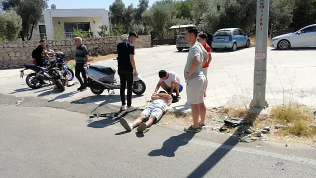 Virajı Alamadı ! Kaza Meydana Geldi !