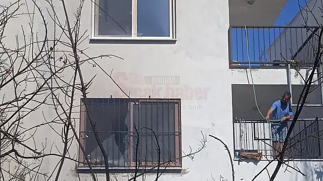 Yangın eve sıçradı