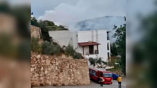 Yangında tüp tehlikesi korkuttu