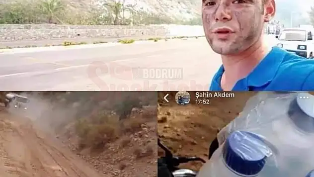 Yangınla Mücadele Eden Ekiplere Kendi İmkanlarıyla  Su Taşırken Yangında Can Verdi