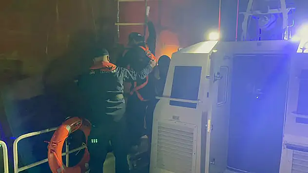 Yaralıya sahil güvenlik müdahalesi