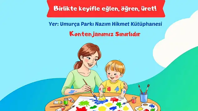 Yarıyıl tatilinde çocuklara mum boyama atölyesi