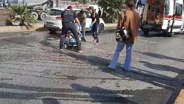 Yasak Yerden Dönüş Yapınca Kaza Yapıp Yaralandı