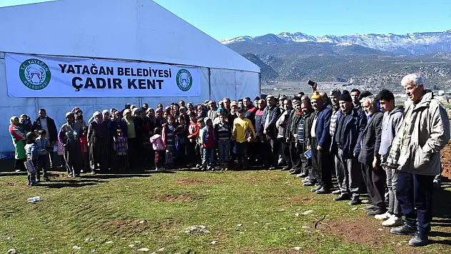Yatağan Belediyesi Kardeş Şehre 3.000 m2 Çadır Kent Kurdu