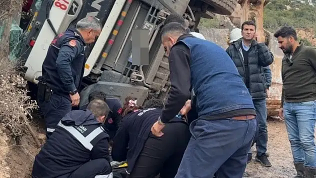 Yatağan Termik Santrali'nde kamyon kazası