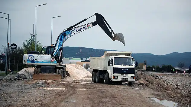 Yeni Otogar Yolunda Çalışmalar Devam Ediyor