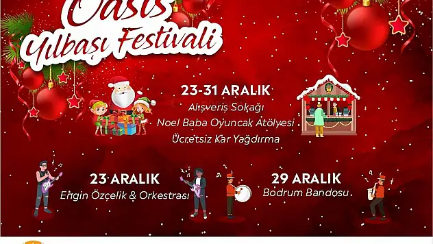 Yeni Yıl Coşkusu Bu Sene de Oasis Bodrum'da