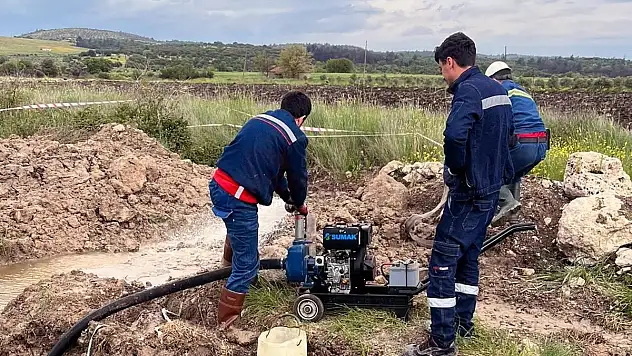 YK Enerji Baraj İsale Hattındaki Arızayı Aynı Gün Giderdi