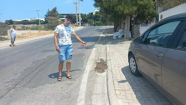 Yola Akan Köpüklü Sular Kazaya Sebep Oldu