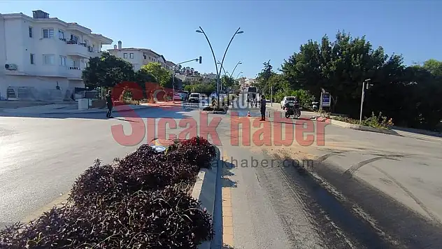 Yola dökülen yağ nedeniyle 8 motosiklet kazası oldu