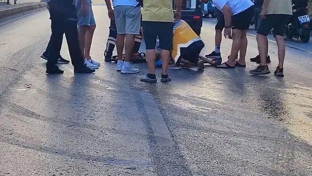 Yola Savrulup  Sürüklenen Sürücü Yaralandı