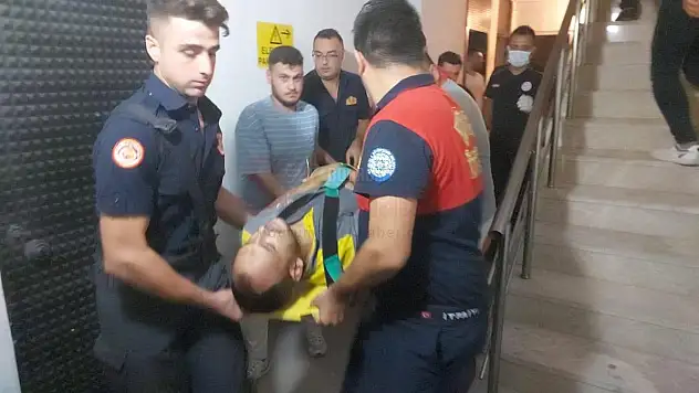 Yük Asansörünün Halatı Koptu, Olayda  2 Kişi Yaralandı