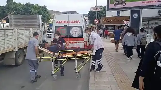 Yüksekten Düşen Çalışan Yaralandı