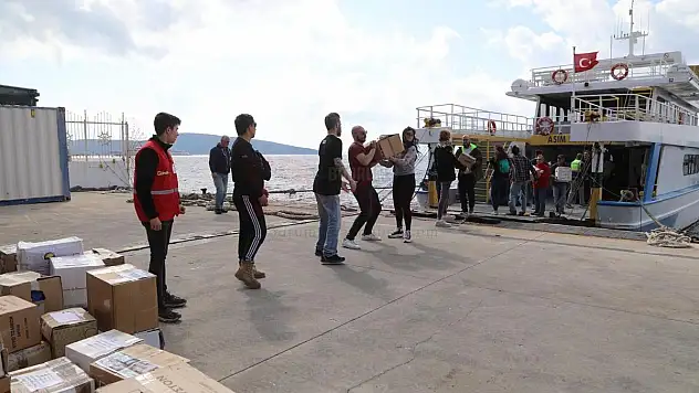 Yunanistan'dan Bodrum'a  Dayanışma Zinciri