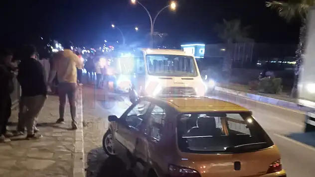 Zincirleme Kaza Maddi Hasarla Atlatıldı