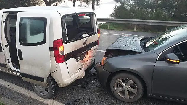Zincirleme Kazada 1 Kişi Yaralandı